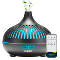 Humidificador Ultrasónico NAPPO Difusor de Aroma Grande con Tanque de 550ml y Luz LED Configurable