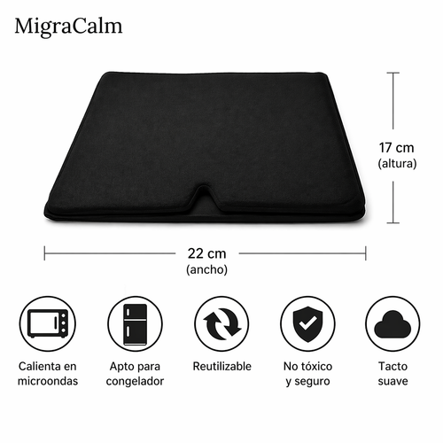 MigraCalm™ | Gorro Terapia Frío-Calor | Alivio Instantáneo Migraña/Sinusitis/ Estrés